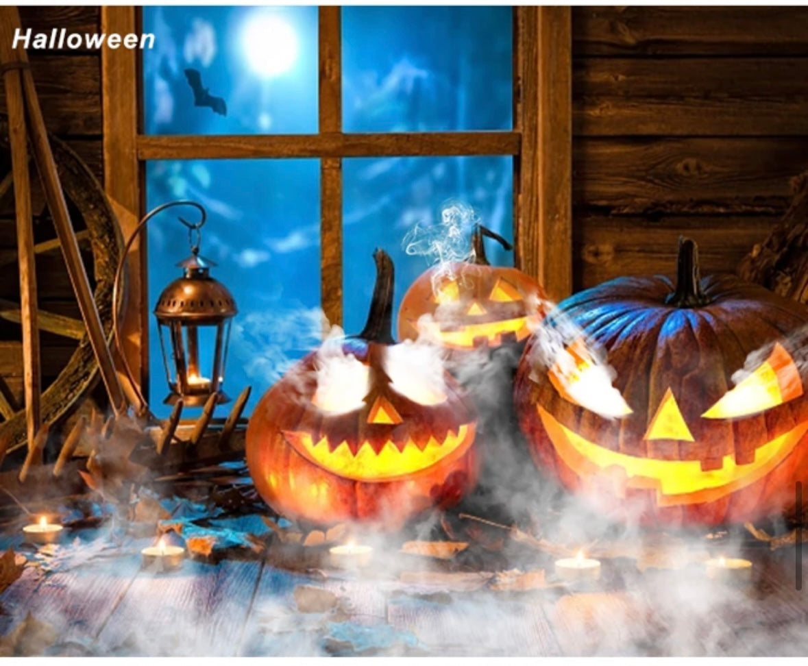 Halloween Pumpkin Led Mist Maker