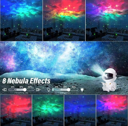 Space Astronaut Star Led Night Projector